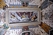 Villa d'Este, Tivoli - Room of The Nobility, Stanza della nobilt, Renaissance paintings by Federico Zuccari. 